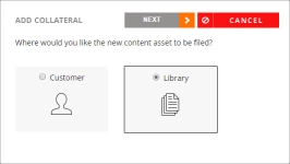 Add Library Collateral